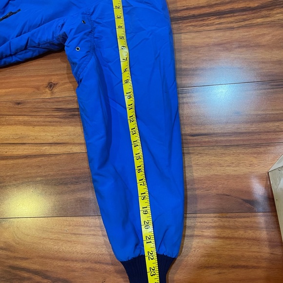 Vtg Eddie Bauer Jacket Men's Sz L Blue Inside Lined FleeceMade in USA. - Picture 5 of 11